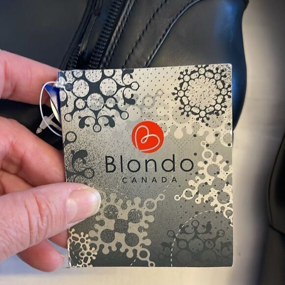 BLONDO CANADA WATERPROOF LEATHER BOOTS.   NEW.  STYLE IS TRUDY - Picture 7 of 15